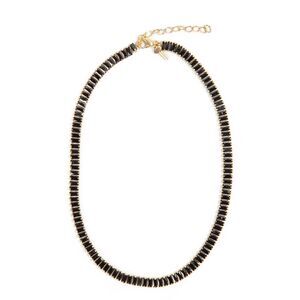 Short & Suite Eternity Black Stone Tennis Necklace